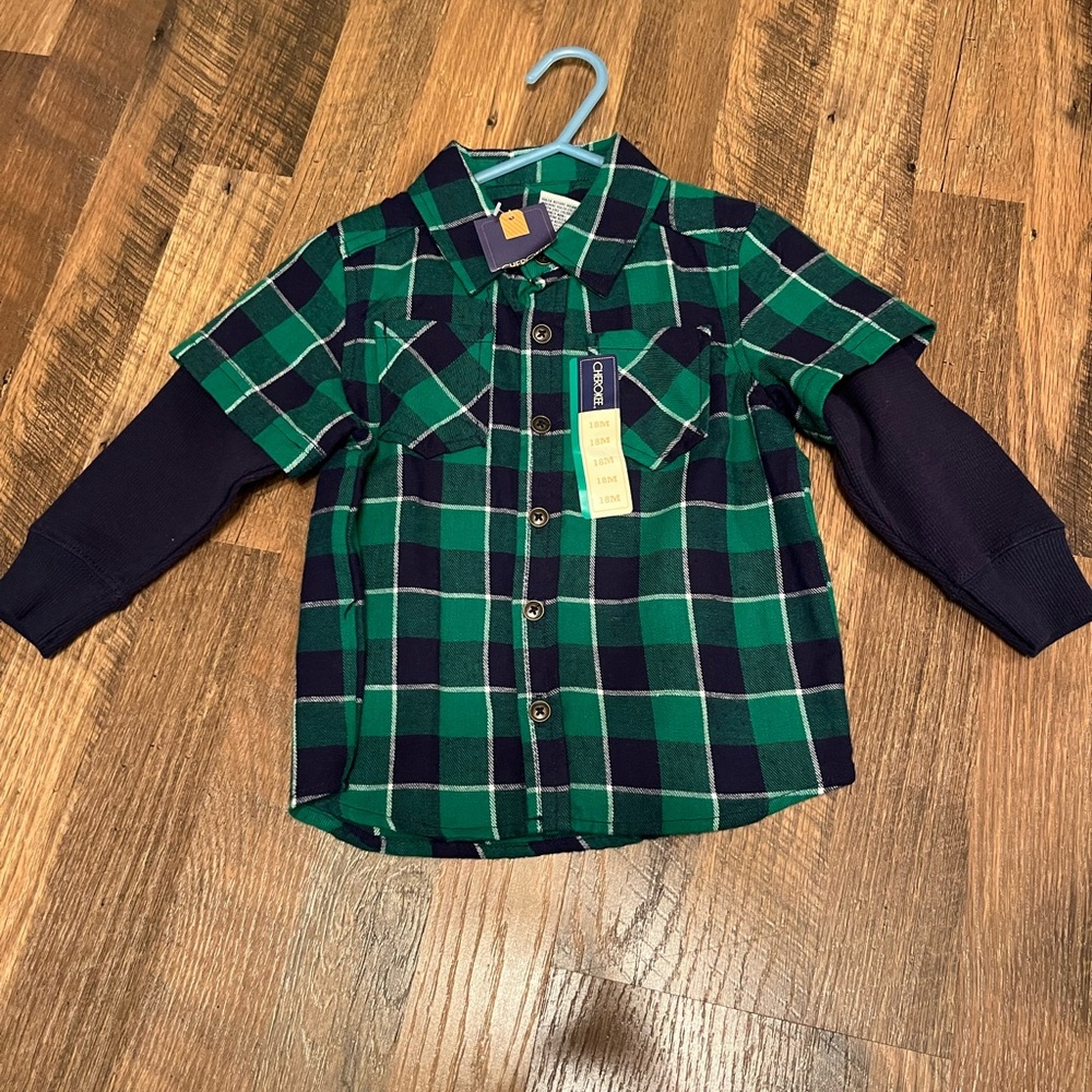 Baby Boys Cherokee Brand Flannel NWT